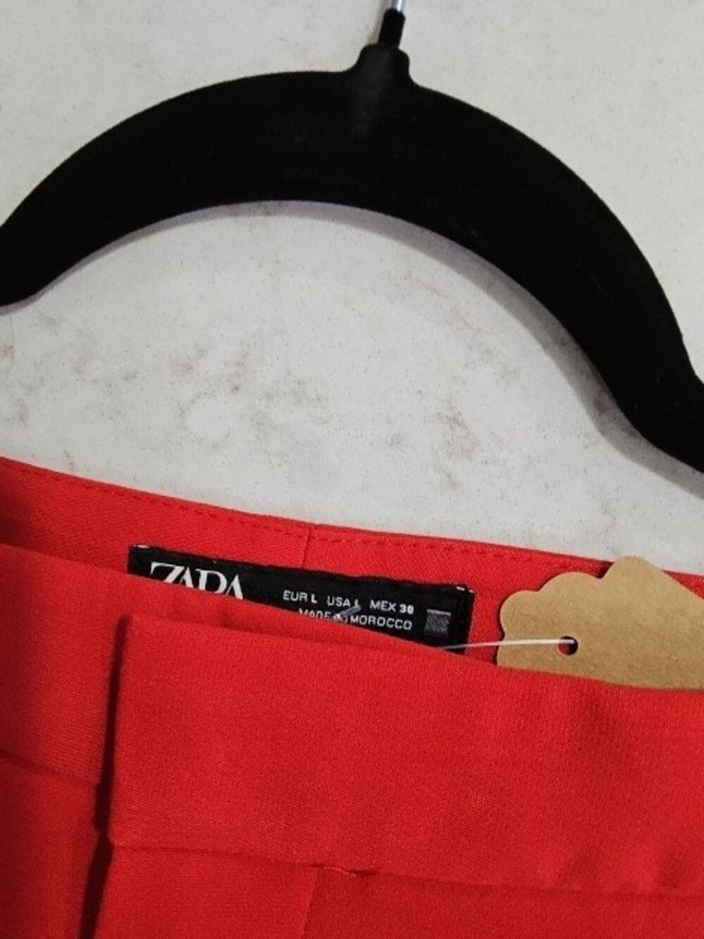 Zara Red Double-Breasted Sleeveless Vest and Wide-Leg Pants Set - Picture 3 of 3
